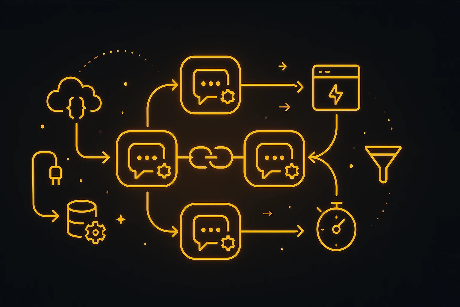 Guía de agent chaining y tool use: diseña flujos de agentes que llaman APIs y herramientas