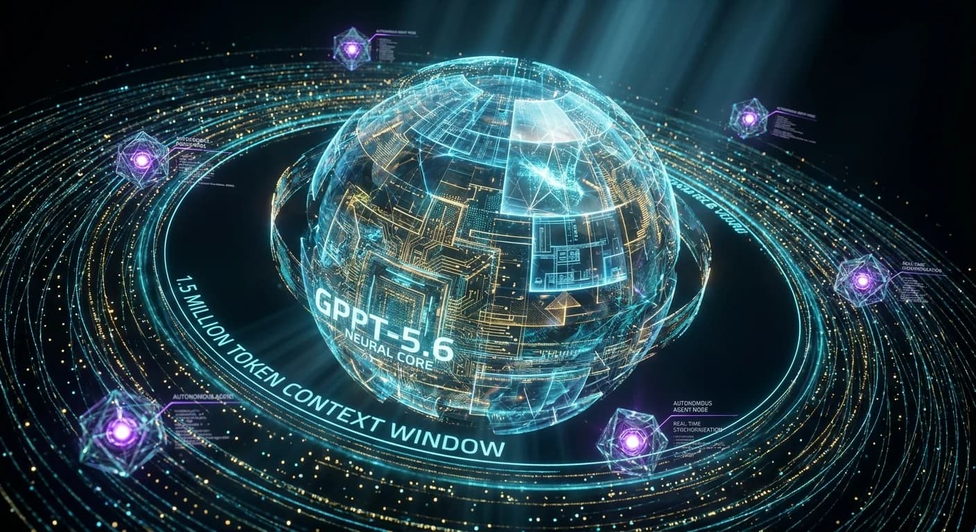 Anatomía de GPT-5.6: Arquitectura, 1.5M de Tokens y Agentes Autónomos