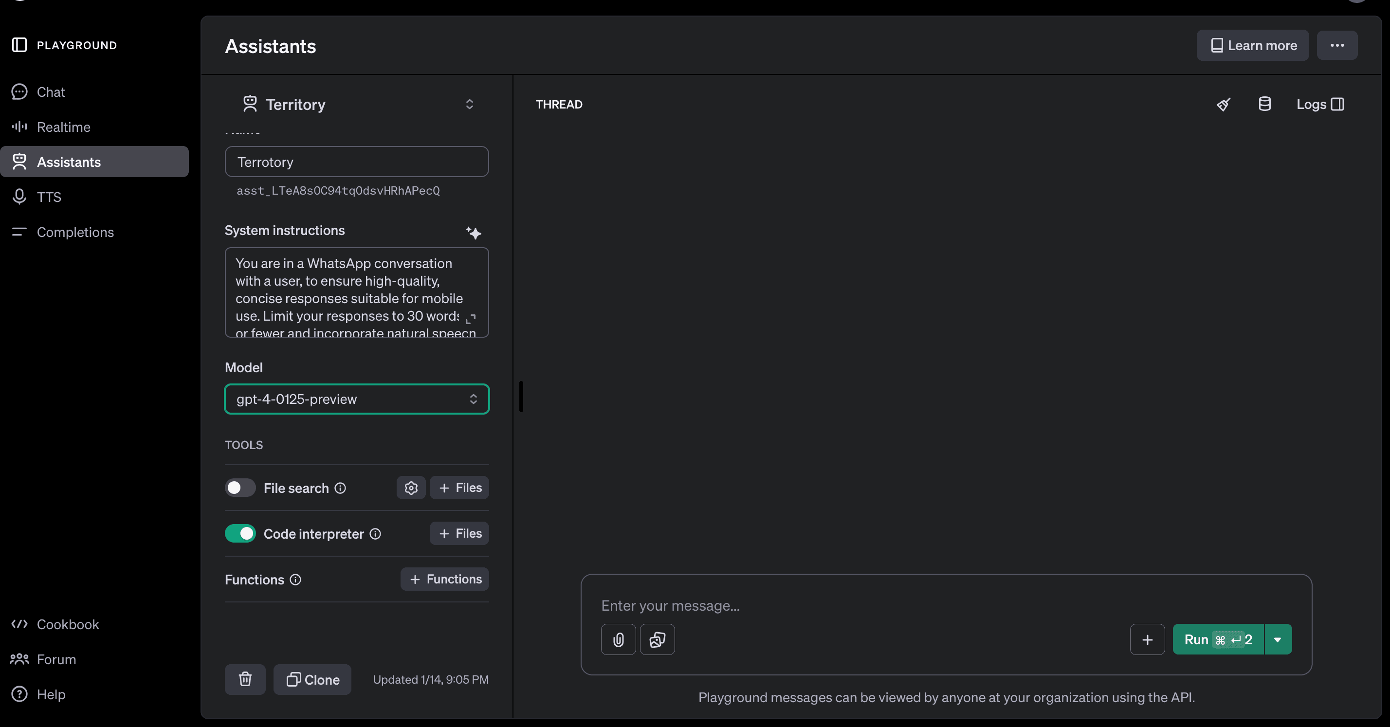 Hiper parámetros ChatGPT