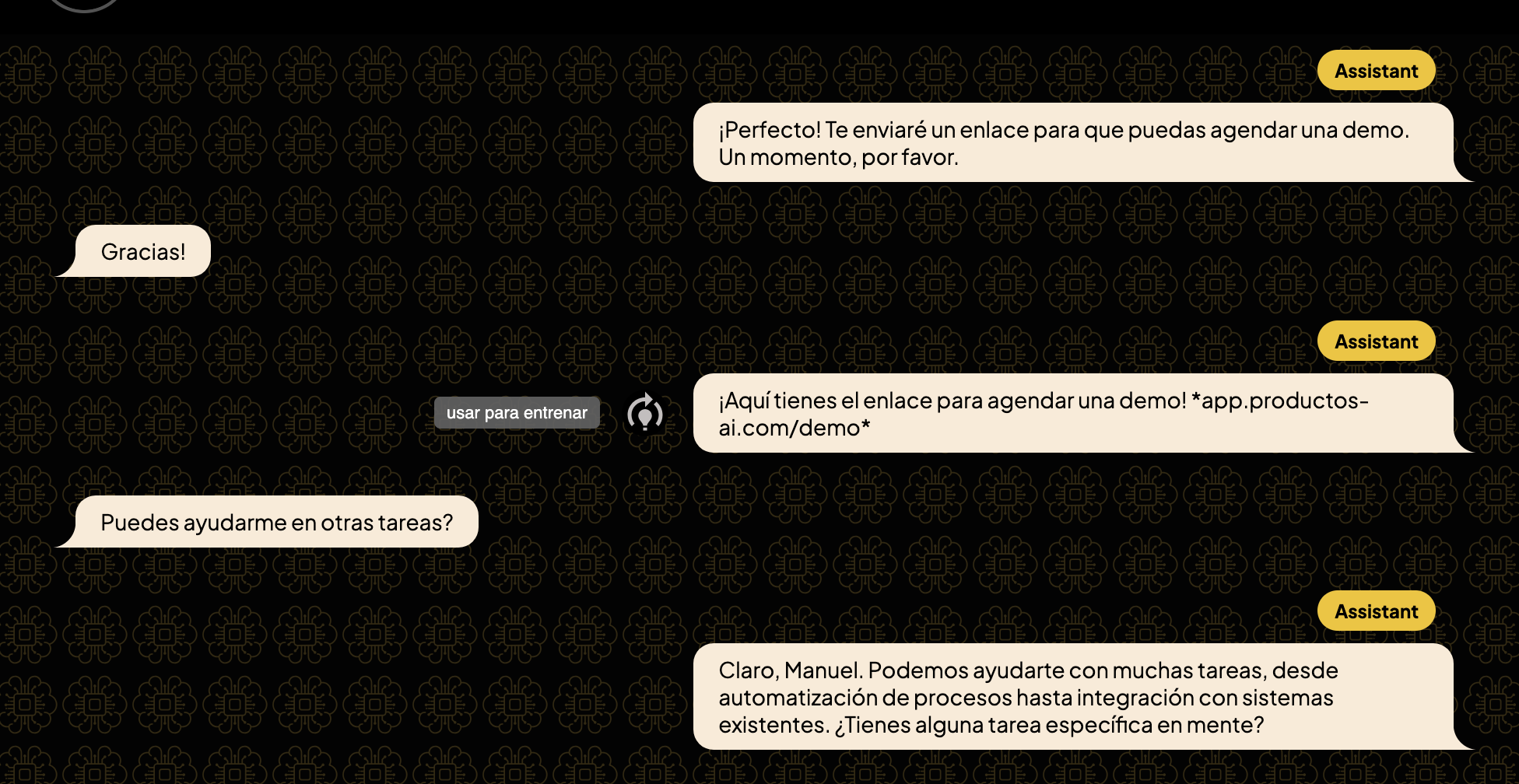 Chatbot ProductosAI